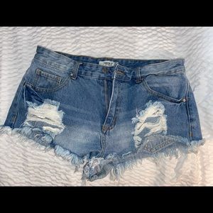 jean shorts